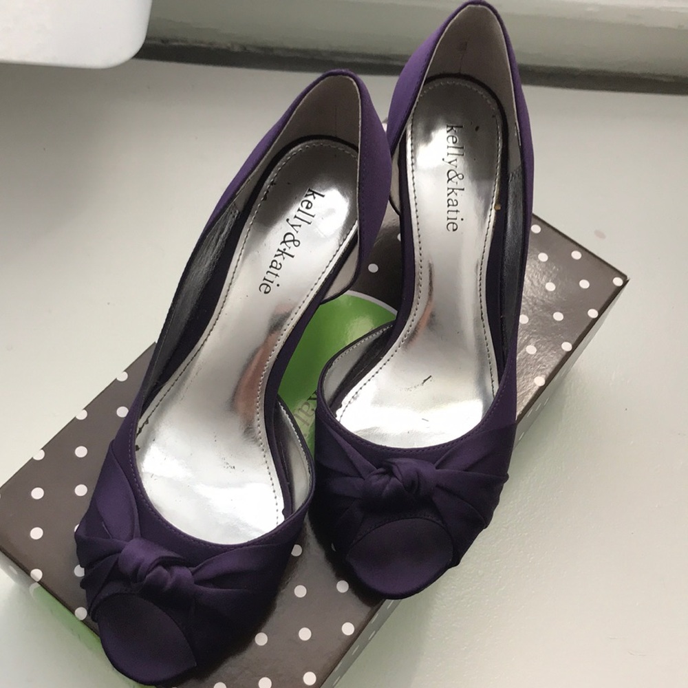 Purple Kelly & Katie Heels 7.5M